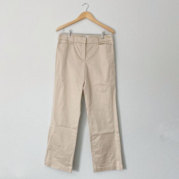 Charter Club Pant Shop Khaki Pants Trouser Pockets Women's Size 10 - Picture 1 of 12